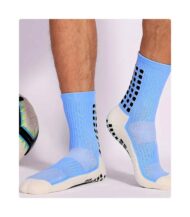 Athletic Football Socks for Men & Women – Grip, Comfort & Performance - Blue - Image 7