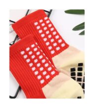 Athletic Football Socks for Men & Women – Grip, Comfort & Performance - Red - Image 5
