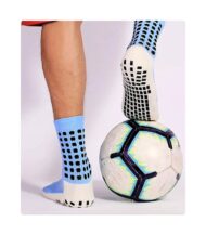 Athletic Football Socks for Men & Women – Grip, Comfort & Performance - Blue - Image 6