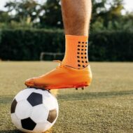 Best Athletic Football Socks for Men & Women – Grip, Comfort & Performance - Orange - Image 6