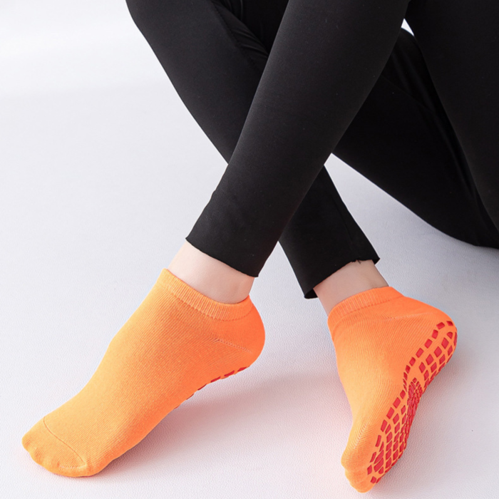 Yoga Socks for women - Orange - Image 6
