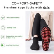 Yoga Socks for women - Black - Image 6