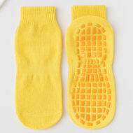 Anti Bacterial Anti-Skid Yoga Regular Socks For Women|Made With Bamboo And Spandex For Yoga/Pilates/Dance/Ballet|Women Yoga Socks For Barefoot Workout yellow