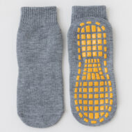 Anti Bacterial Anti-Skid Yoga Regular Socks For Women|Made With Bamboo And Spandex For Yoga/Pilates/Dance/Ballet|Women Yoga Socks For Barefoot Workout grey