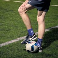 Best Athletic Football Socks for Men & Women – Grip, Comfort & Performance - Navy - Image 5