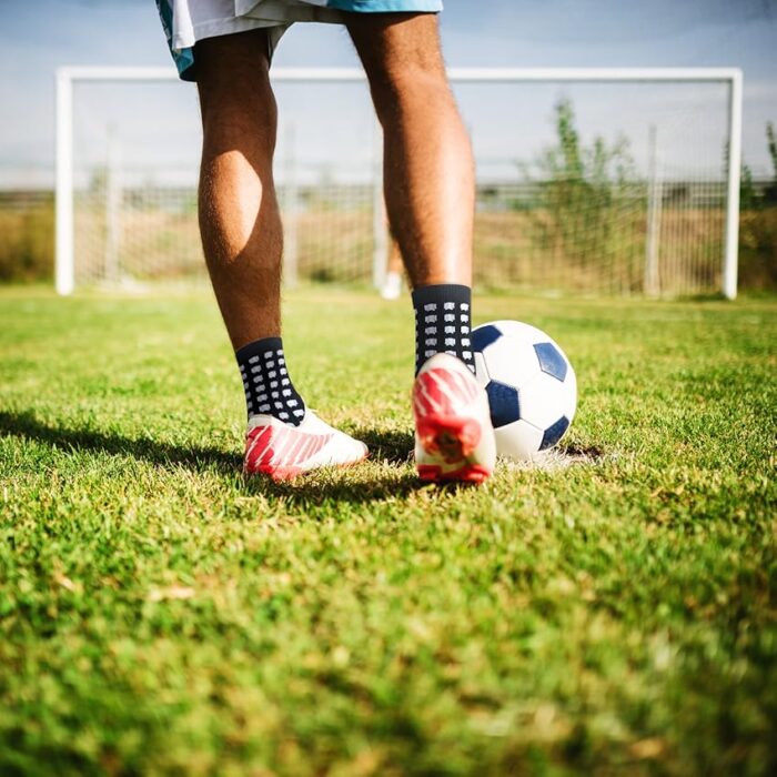 Athletic Football Socks for Men & Women – Grip, Comfort & Performance - Black - Image 6