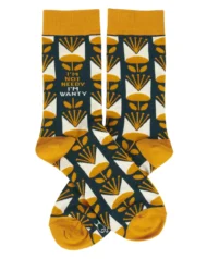 Treat your feet to a pair of "I'm Not Needy" socks! These quirky socks are not only comfortable, but also feature funny sayings that will keep you smiling. So forget being needy, embrace your "wanty" side with these playful socks.